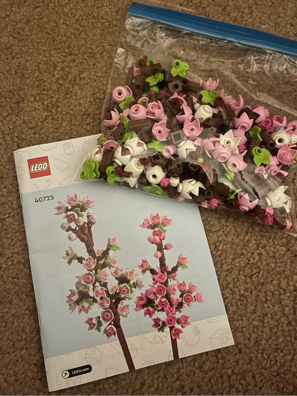 Lego Pink and White Flower Set!!!!